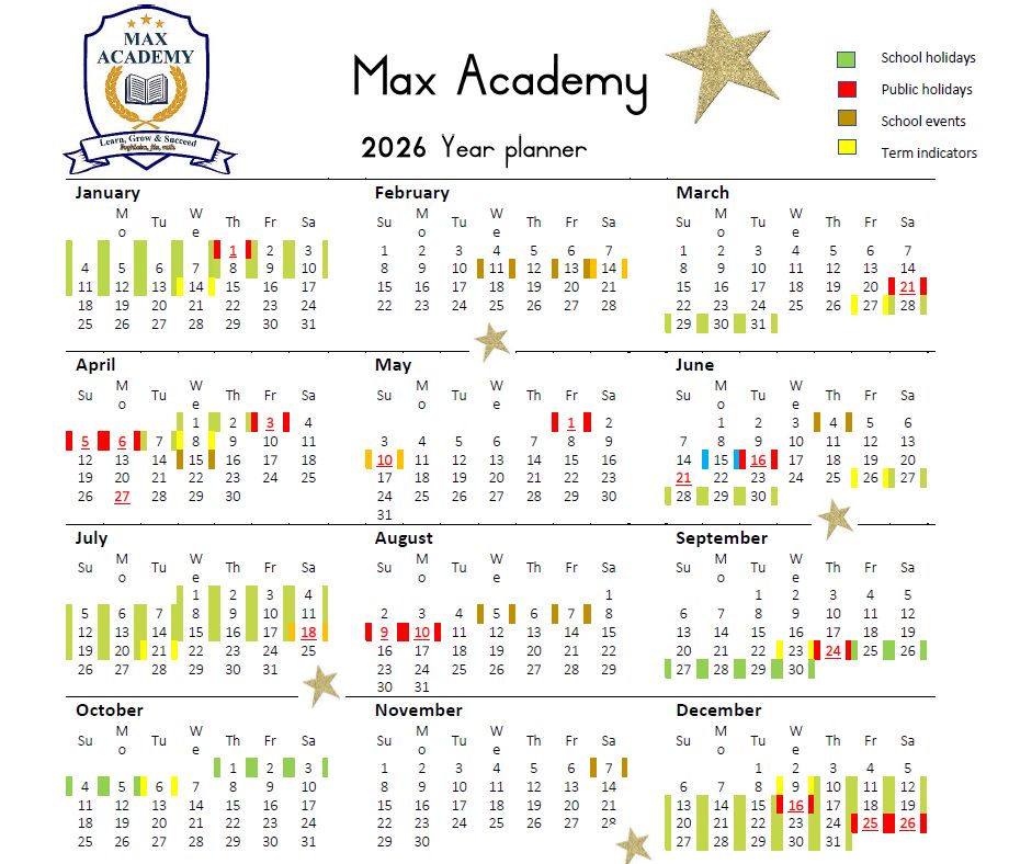 Max Academy 2026 Planner Thumbnail